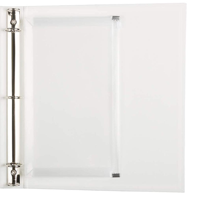 JAM PAPER Plastic 3 Hole Punch Binder Envelopes with Zip Closure - #10 Wallet Booklet - 6 x 9 1/2 - Clear - 12/Pack - Image 4